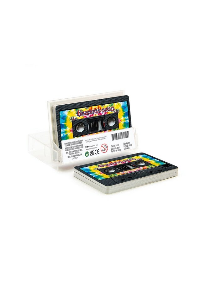 Aquarius Grateful Dead Premium Cassette Playing Cards -Grateful Dead Themed Deck of Cards for Your Favorite Card Games - Officially Licensed Grateful Dead Merchandise & Collectibles - Image 1