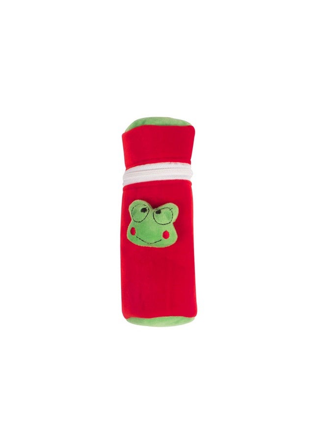 Ole Baby Dual Color Popup Cute Face Plush Bottle Cover. It Can Hold Upto 240 Ml Feeding Bottle.  - Image 1