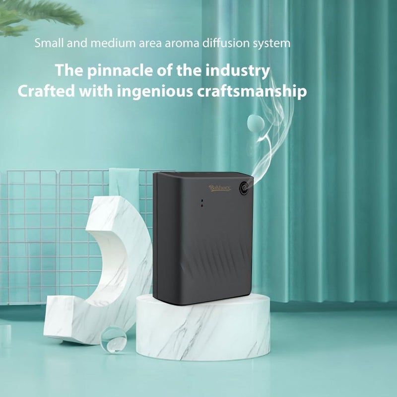 Bakhory Essential Aroma Diffuser with Bluetooth, Aromatherapy Scent Diffuser, Large Coverage 300-500 m³, Aroma Diffuser for Home, Office, Mall, Hotel with 200ml, Black - Image 3