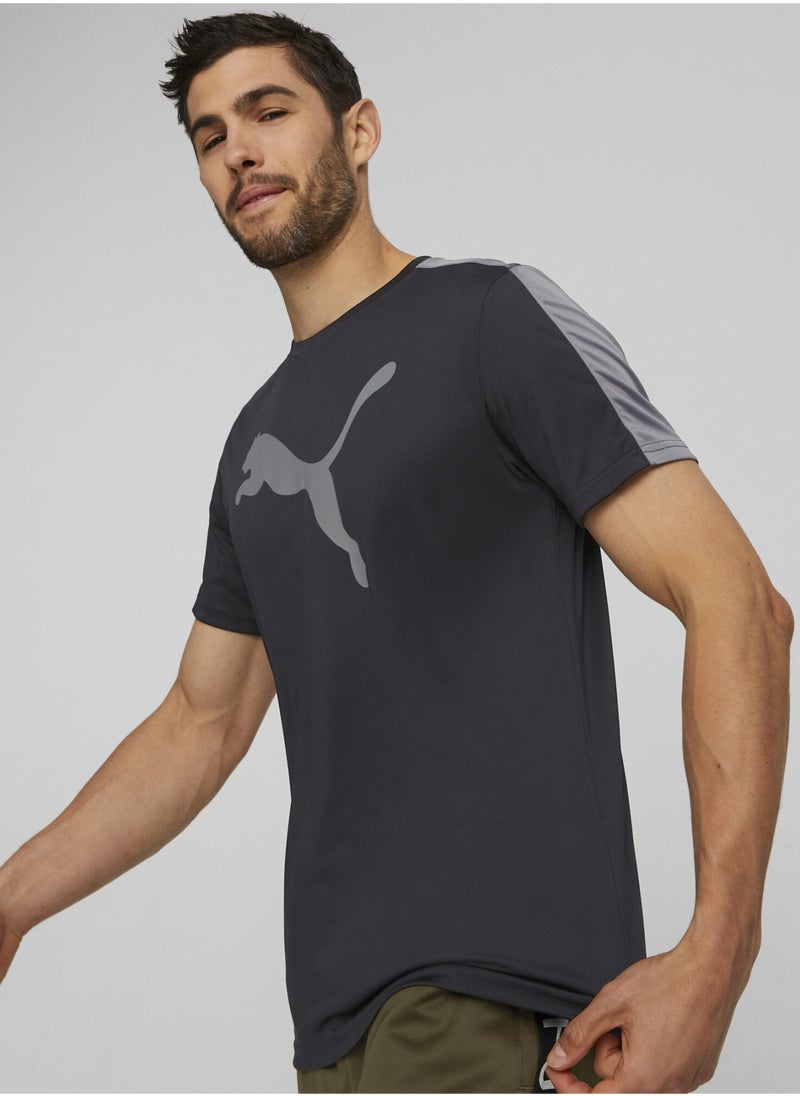 PUMA - Fit Commercial Logo Training Mens Shortsleeve T-shirt - Image 1