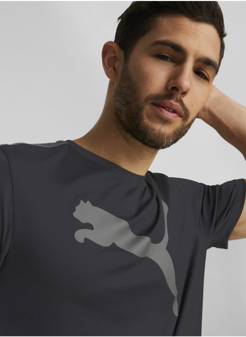 PUMA - Fit Commercial Logo Training Mens Shortsleeve T-shirt - Image 1