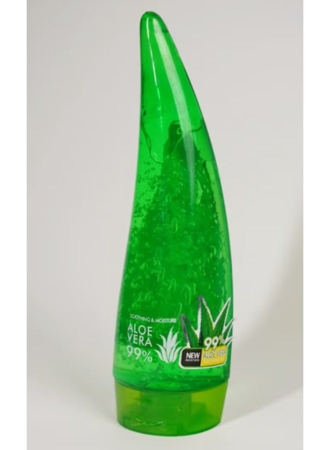 evvoli Aloe 99% Soothing Gel, 270ml No Sticky 99% Aloe Vera Sunburn Relief Moisturizing, Fast Absorbing for Face, Skin, Body & Hair - Image 1