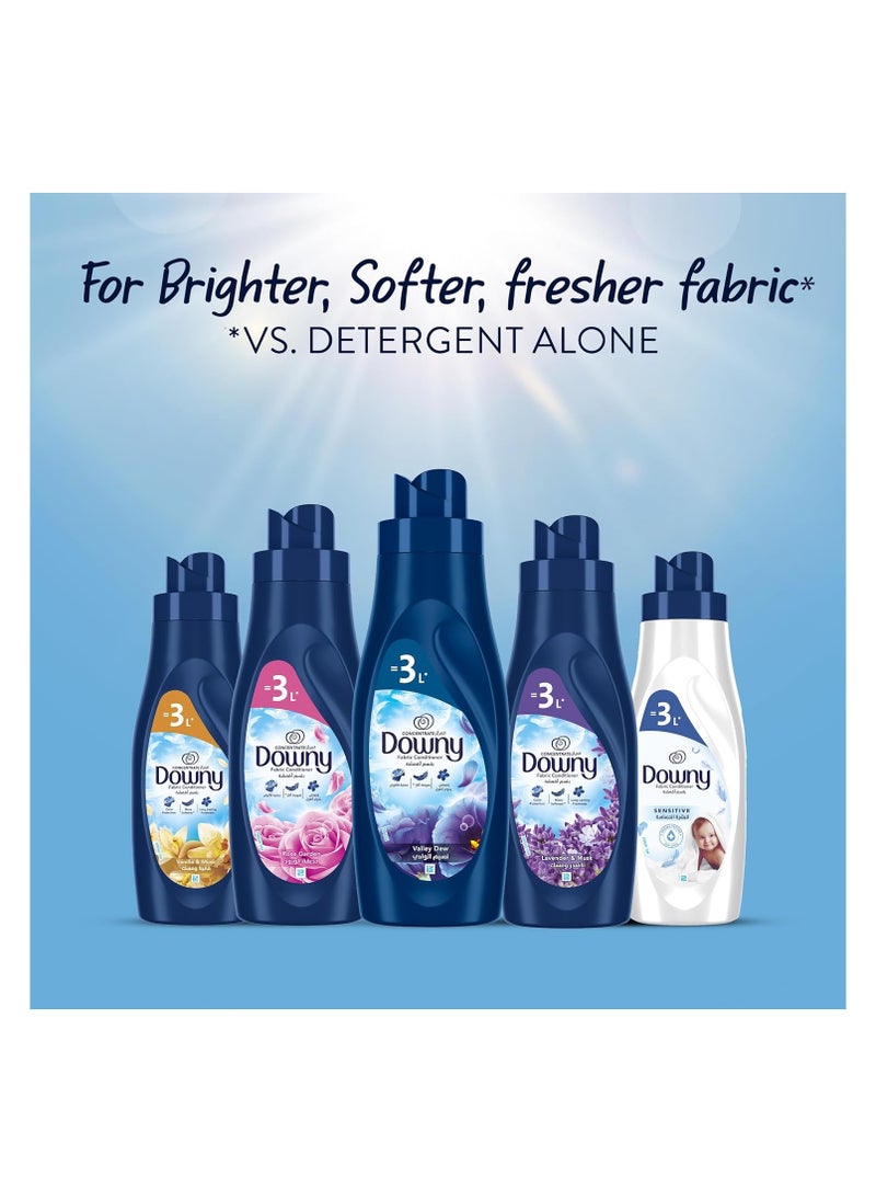 Downy Downy Fabric Conditioner, Concentrate, Vanilla & Musk Variant, Color Protection, More Softness, Longer Lasting Freshness, 1L Pack of 3  - Image 2