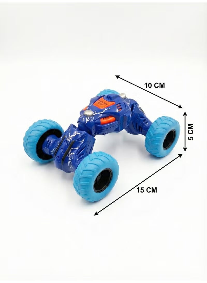 Pull Back Monster Truck Toys for Boys & Girls – Friction Powered Telescopic Spring Car Combo Pack | Non-Electric Inertia Vehicle Playset for Toddlers | All-Terrain Big Wheel Off-Road Stunt Car | Press & Go Birthday Gift - Image 4