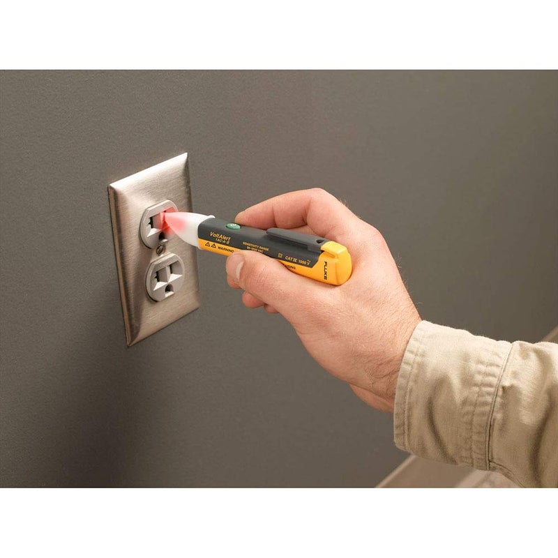 Fluke 1AC II VoltAlert Non-Contact Voltage Tester, Pocket-Sized, 90-1000V AC, Audible Beeper, CAT IV Rating - Image 3