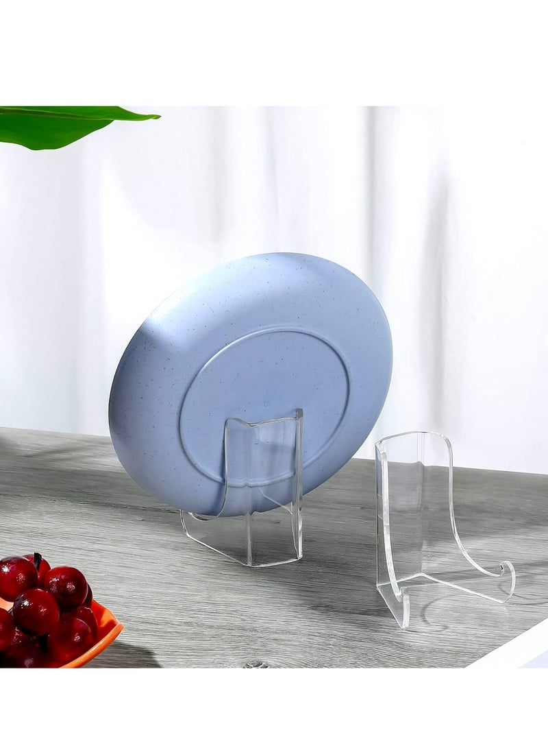 إسكدنيا 2 قطعة حامل أكريليك لوحة الصور الرفوف العرضية المنصات العرض على الطاولة (3 x 2.6 x 2.2 بوصة) - Image 4