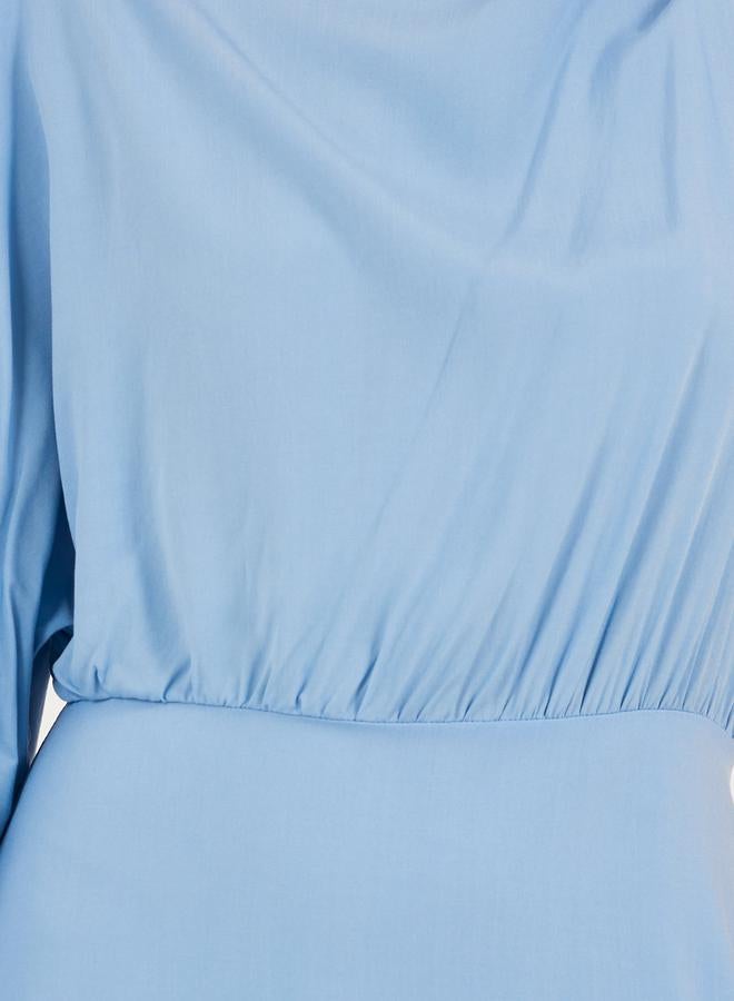 Styli One-Shoulder Midi Dress  - Image 3
