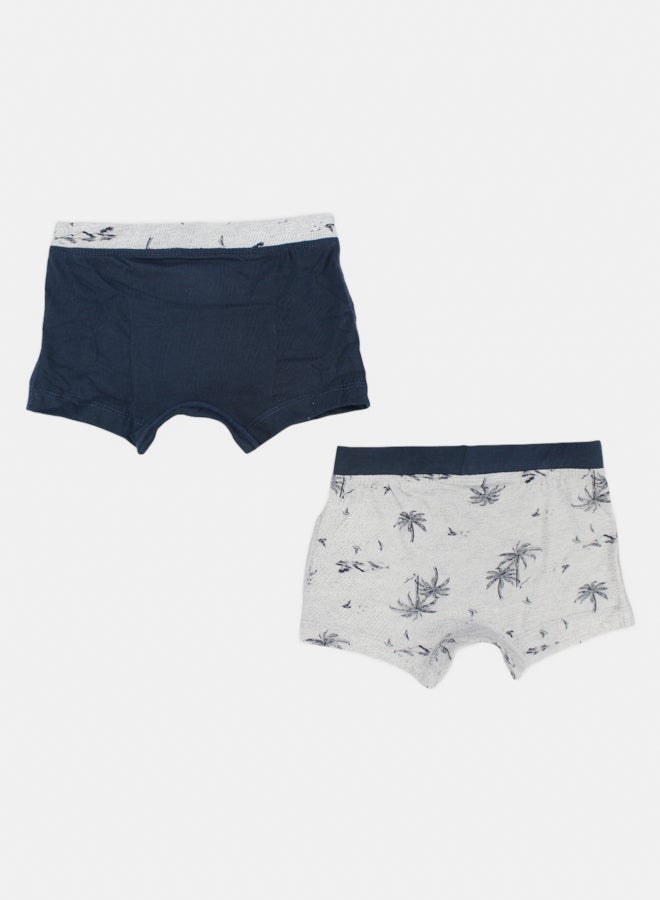 جونيور شورت بوكسر قطني للأولاد – عبوة من 2 - Image 1