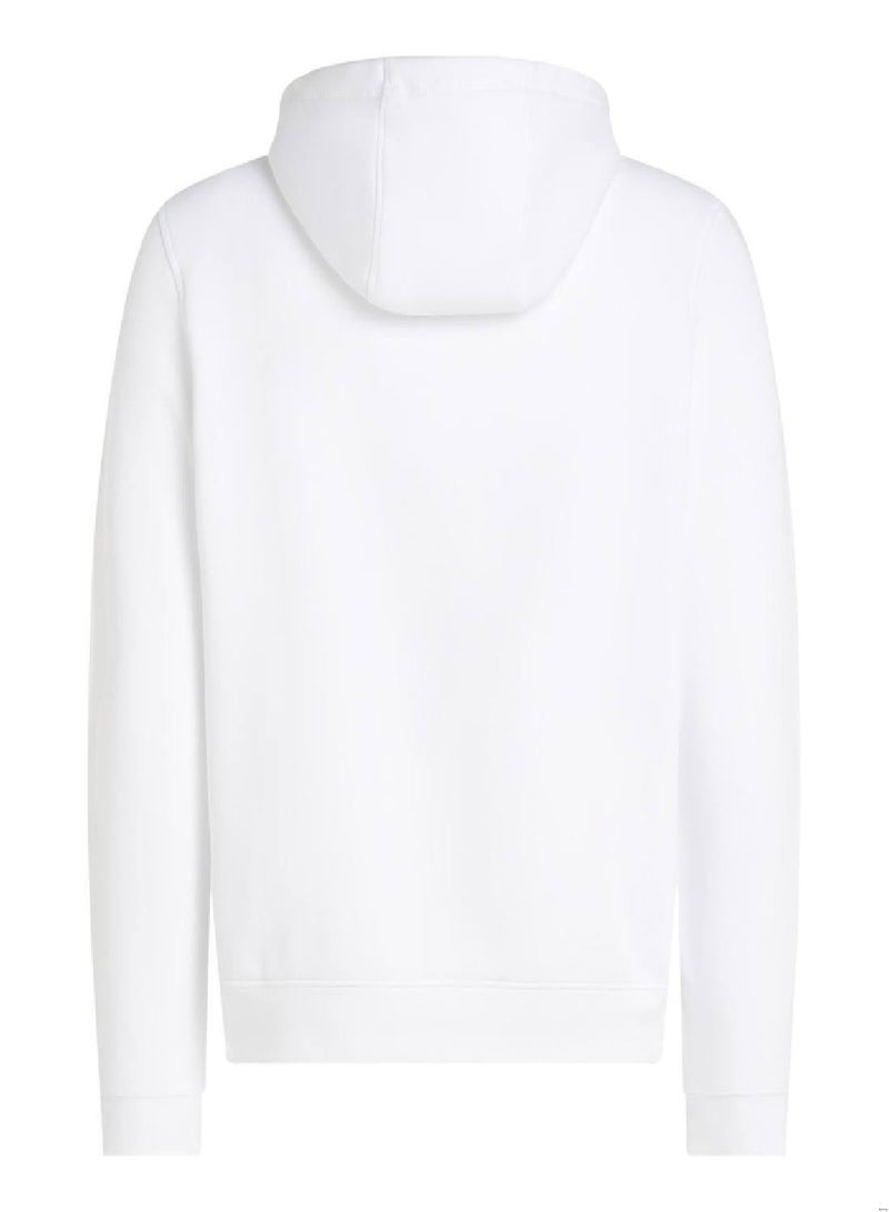 TOMMY HILFIGER Logo Embroidery Flex Fleece Hoody - Image 5