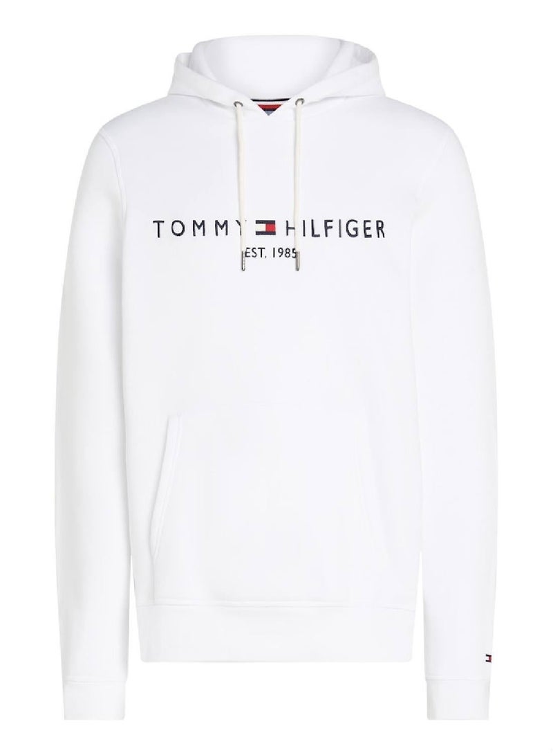 TOMMY HILFIGER Logo Embroidery Flex Fleece Hoody - Image 4