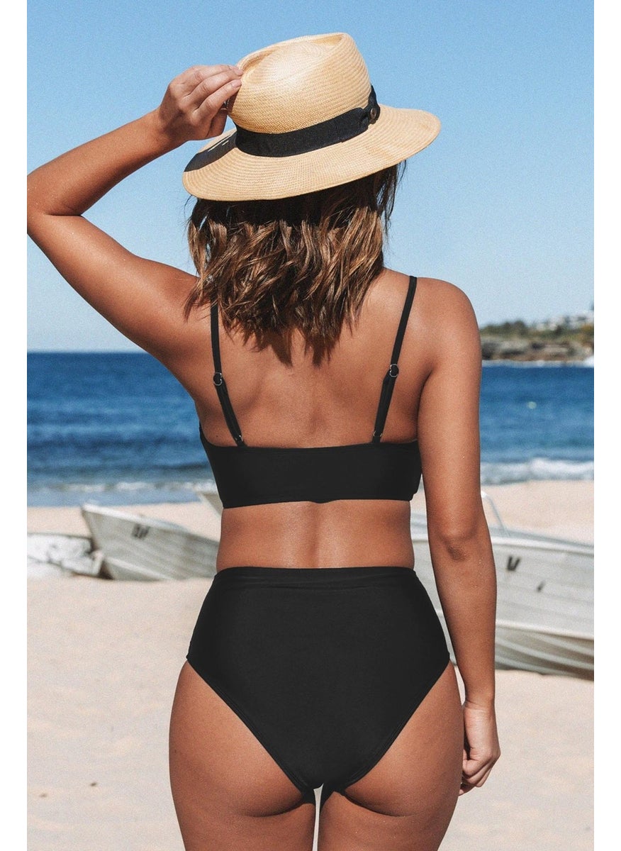 Angelsin Special Design Cross Front Bikini Top  - Image 2
