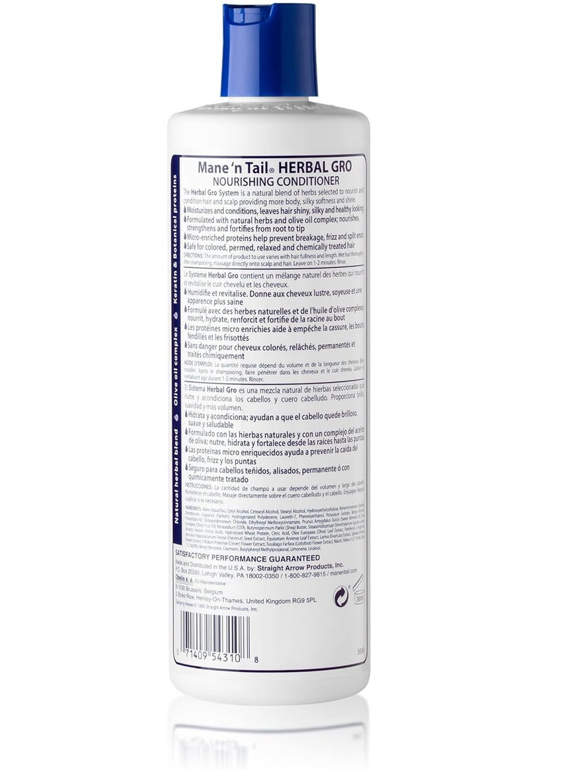 Mane 'n Tail Herbal Gro Conditioner 355ml  - Image 2