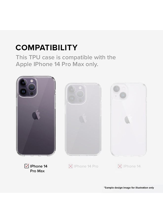 O Ozone Protective Cover for Apple iPhone 14 Pro Max Case with Magsafe TPU Acrylic Slim Thin Shockproof Phone Cover - Clear  - Image 2