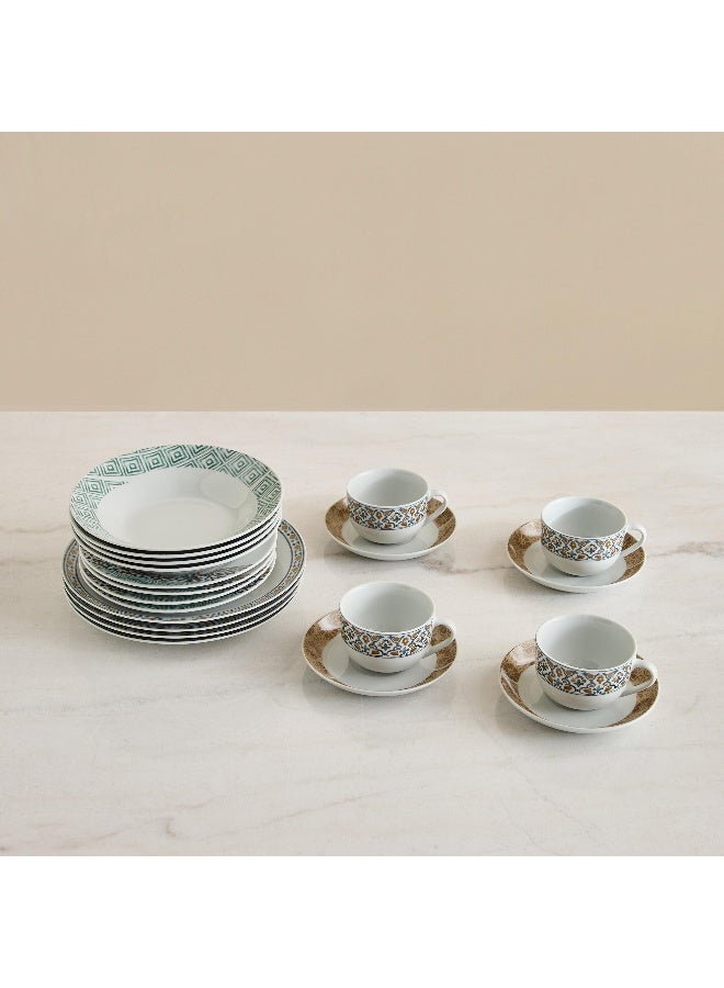 Home Box Atlanta 20-Piece Porcelain Dinner Set for 4 - Image 5