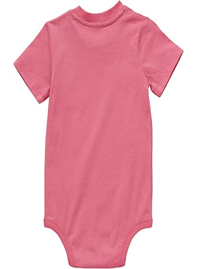 Carhartt Baby Logo Bodysuit, Pink Lemonade, 12 Months - Image 2