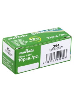muRATA MURATA 394 (SR936SW) PACK OF 10  - Image 1