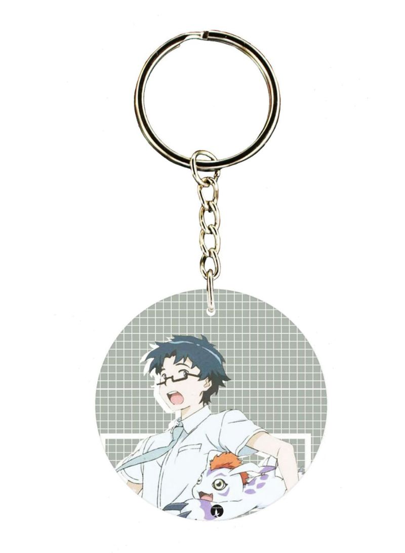 RKN Anime Digimon Printed Keychain