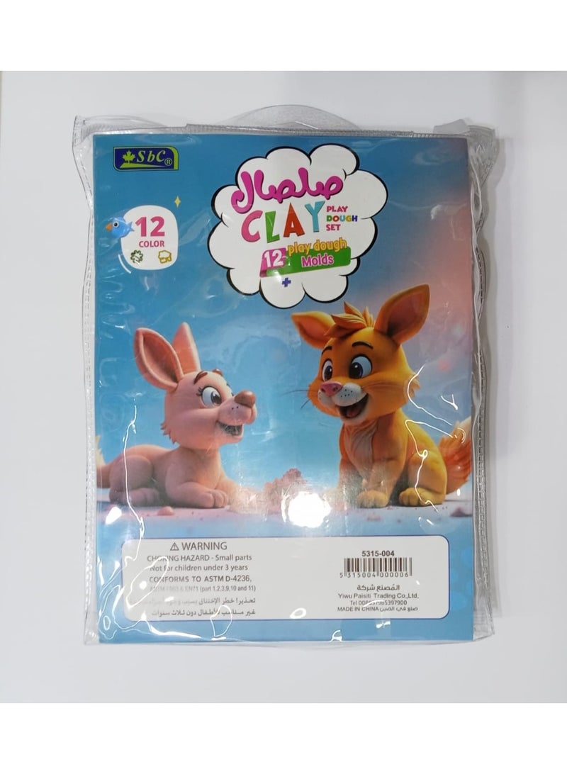 SBC CLAY 12 COLOURS,PLAY DOUGH MODELS - Image 2