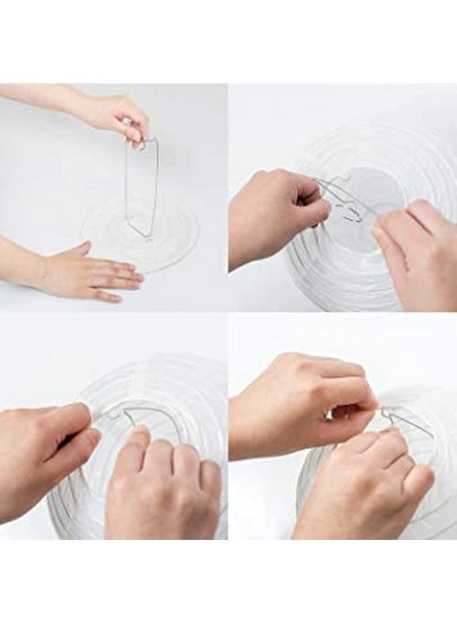 Wagela فوانيس ورقية معلقة دائرية من واجيلا للزينة في حفلات ديوالي، أعياد الميلاد، عيد الميلاد، رأس السنة، متعددة الألوان، فوانيس ورقية معلقة متعددة الألوان (بيضاء 10 في عبوة من 5) - Image 5