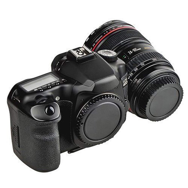 Fotasy ( 2 Packs) Fotasy Rear Lens Cover Camera Body Cap for Canon EOS DSLR Camera Lenses, Canon EF/ Efs Lens Rear Cap Body Cap - Image 2