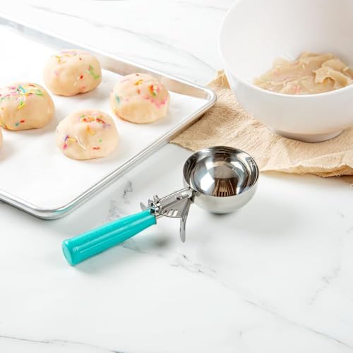Rexez 4 OZ Scoop, 8 Disher, Large Ice Cream Scoop with Trigger, Muffin Scoop, Large Cookie Scoops for Baking, with Trigger for Portion Control (Multi-Colour) - Image 4