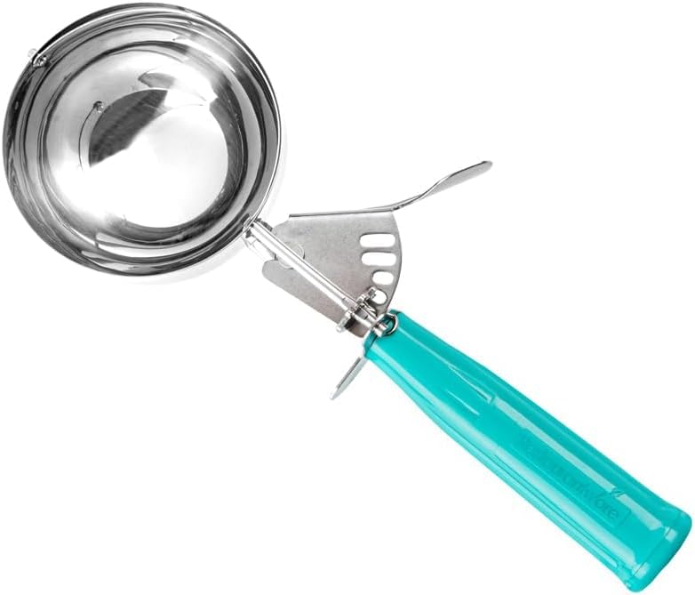 Rexez 4 OZ Scoop, 8 Disher, Large Ice Cream Scoop with Trigger, Muffin Scoop, Large Cookie Scoops for Baking, with Trigger for Portion Control (Multi-Colour) - Image 3