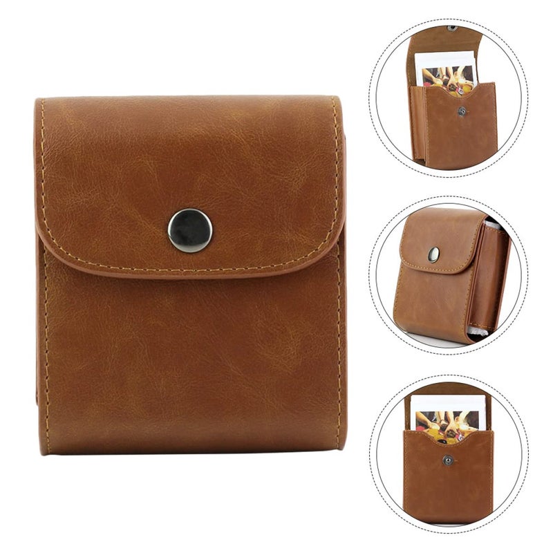 Pu Leather Water Resistant Photo Case For Square Instant Camera Film Storage Bag - Image 4