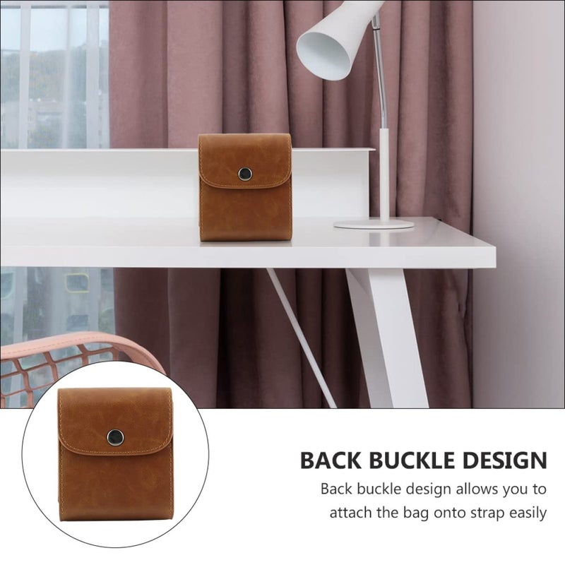 Pu Leather Water Resistant Photo Case For Square Instant Camera Film Storage Bag - Image 3