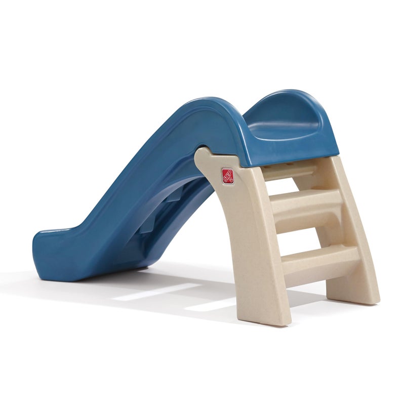 Step2 Play & Fold Junior Slide, Kids Indoor/Outdoor Play Slide, Backyard Playground Set, Easy Grip, Wide Ladder, Outside Jungle Gym, For Toddlers 1.5-4 Years Old - Image 2
