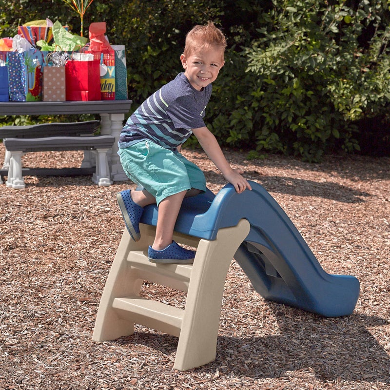 Step2 Play & Fold Junior Slide, Kids Indoor/Outdoor Play Slide, Backyard Playground Set, Easy Grip, Wide Ladder, Outside Jungle Gym, For Toddlers 1.5-4 Years Old - Image 4