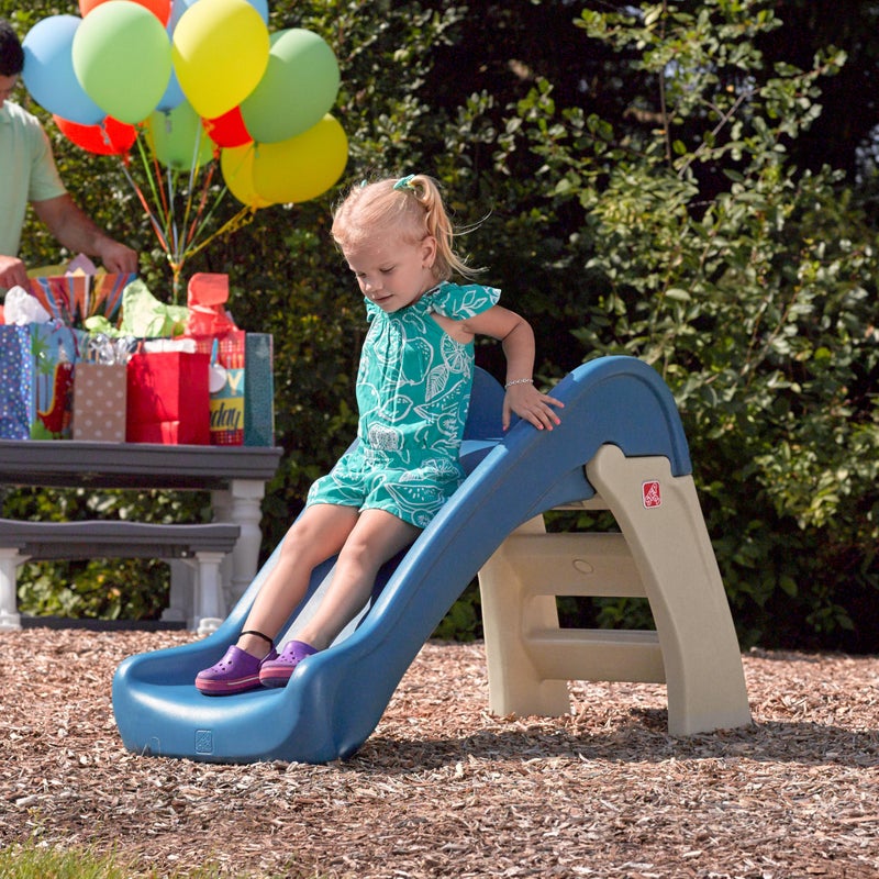 Step2 Play & Fold Junior Slide, Kids Indoor/Outdoor Play Slide, Backyard Playground Set, Easy Grip, Wide Ladder, Outside Jungle Gym, For Toddlers 1.5-4 Years Old - Image 5