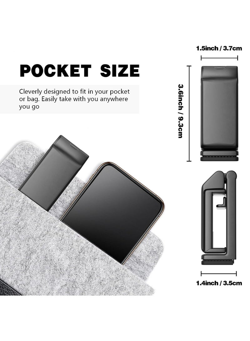 إي وورلد حزمة حامل هاتف على شكل طائرة وحقيبة حزام في كل مكان، مدمجة ومريحة لاستخدامها على سطح المكتب، أسطح المطبخ، الخزائن، والسفر - Image 5