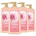 Caress Hydrating Body Wash with Pump Shower Gel For Soft, Silky Skin Daily Moisture Body Wash With Silk Extract & Floral Oil Essence, 25.4 Fl Oz (Pack of 4) - Image 2