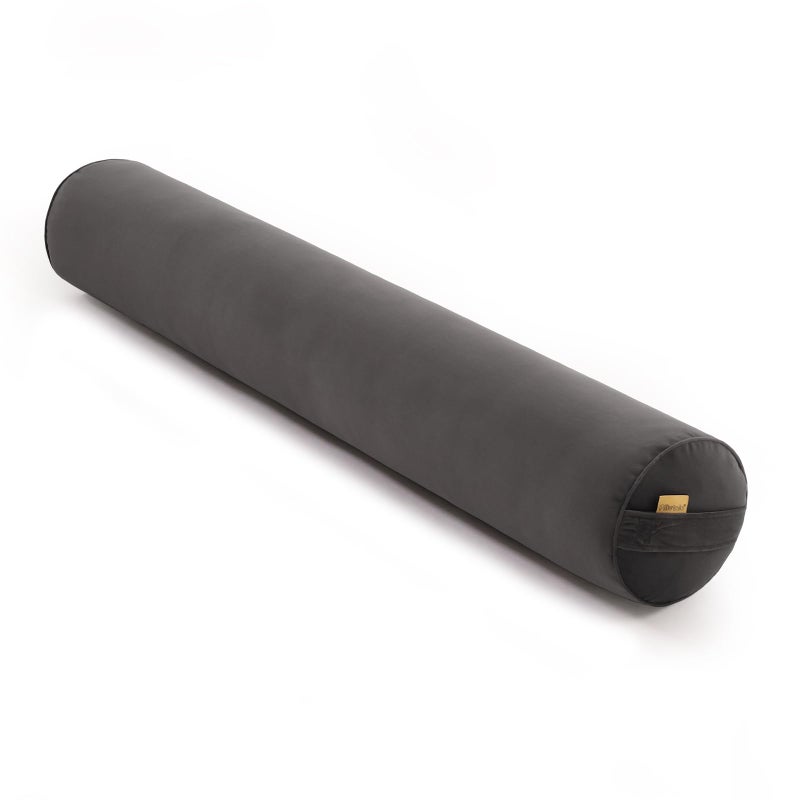 Ailuteie Body Pillow for Adults,Long Round Pillow,Big Cylindrical Pillow,Large Full Bolster Pillows for Side Sleepers (Steel Gray, 47.24"*7.87") - Image 1
