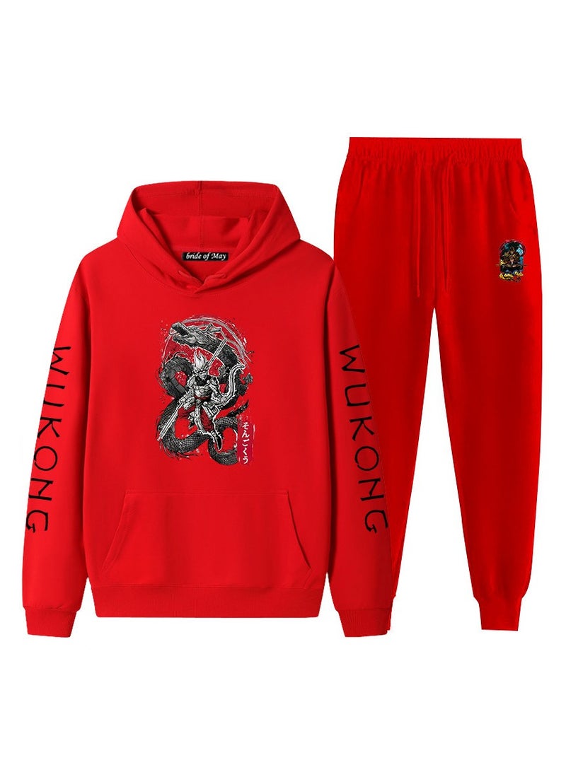 MQD Black Myth Wukong Hooded Sweatshirt Sports Suit