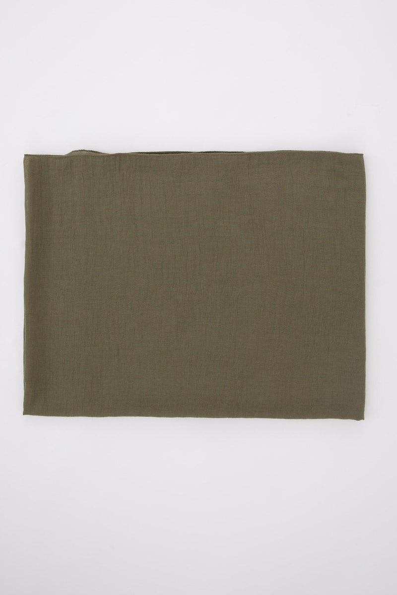 DeFacto Green Woman Woman Woven Shawl Casual - Image 4