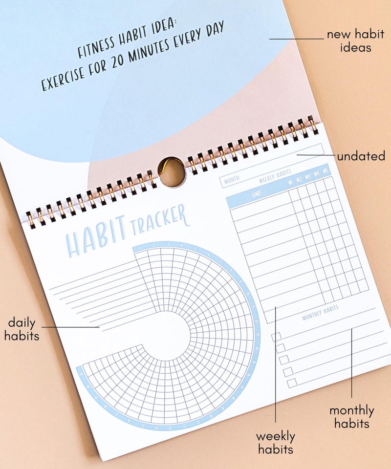 Lamare Habit Tracker Calendar â€“ Premium Daily Habit Tracker Journal and Goal Board, Workout Motivation & Productivity Tool - Image 3