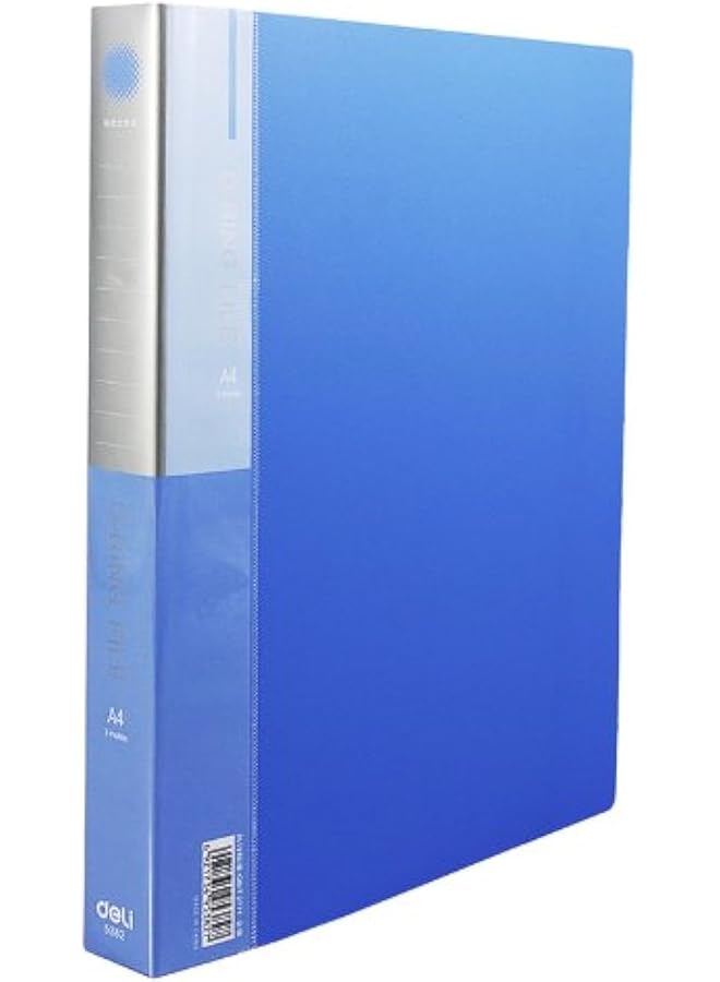 Deli E5382 1 Inch A4 2O Ring Binder File Assorted