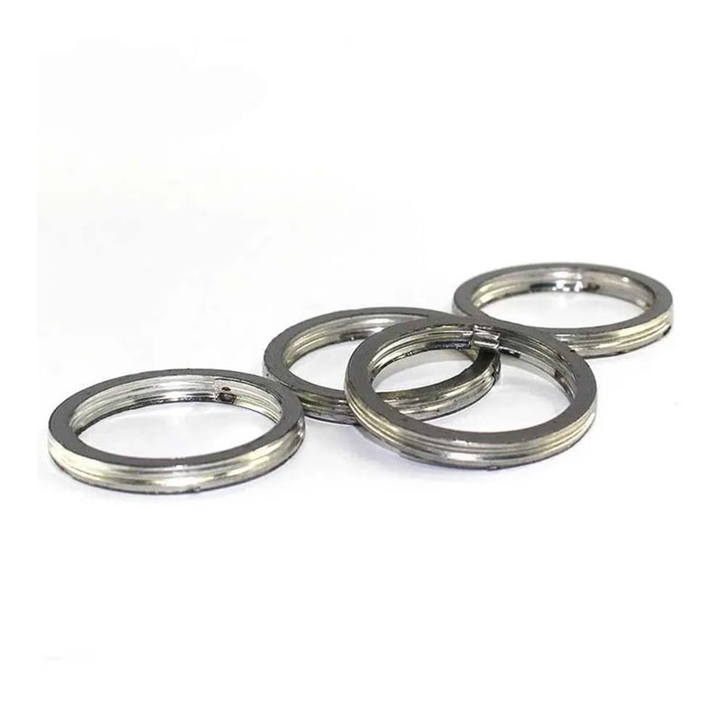 4PCS Exhaust Header Pipe Gasket Ring Set For Suzuki DR650S 1996 1997 1998 1999 2010 2011 - Image 2