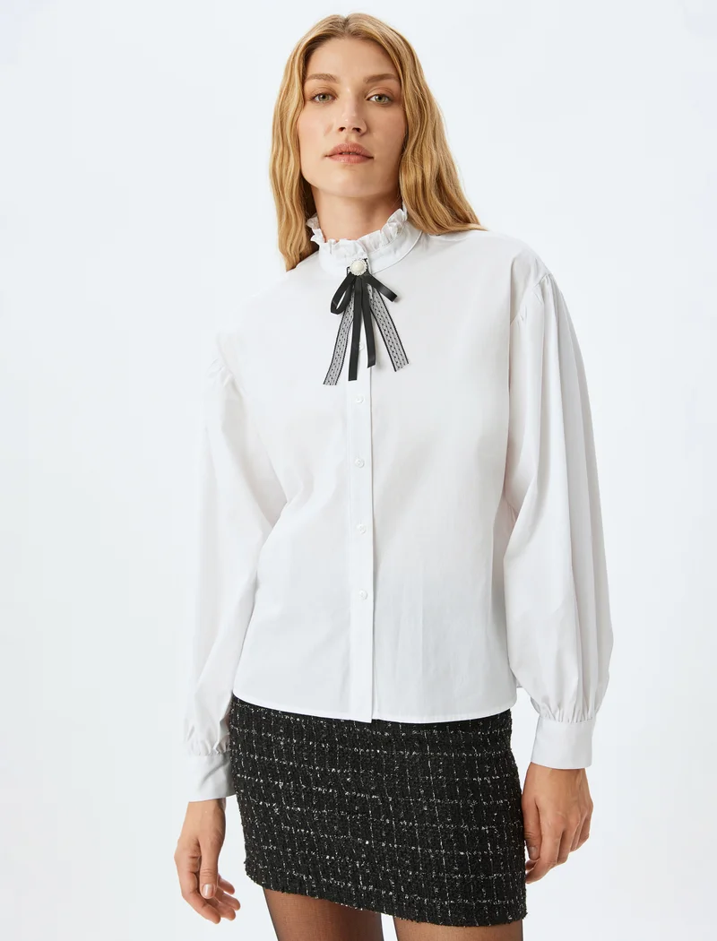 Koton  Bow Detail Shirt for Women | Best Price UAE