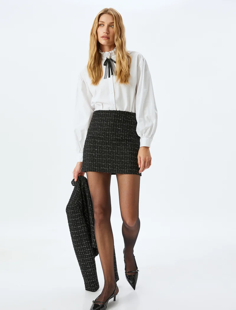 كوتون Bow Detail Shirt