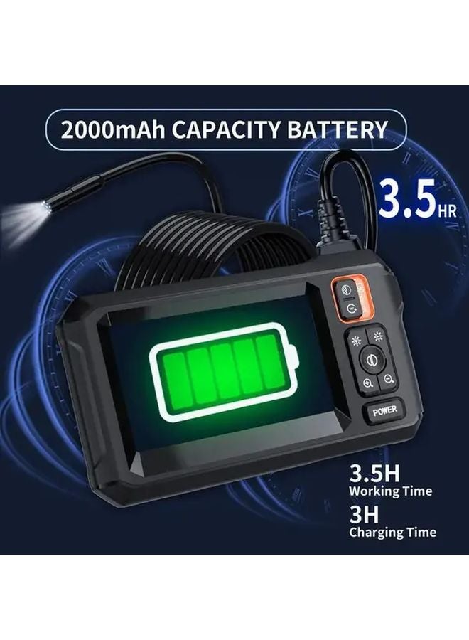 Industrial Endoscope 8mm Single Lens 4.3 Inch IPS Display 2000mAh USB Rechargeable - Image 4