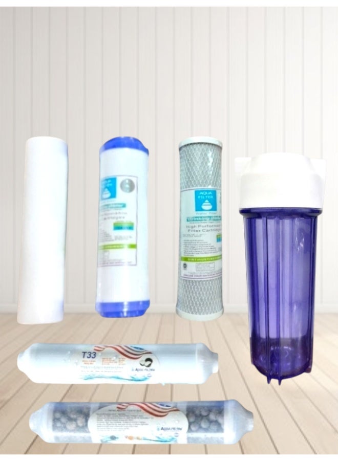 Aqua Transparent housing + 5-stage filter cartridges - Image 2
