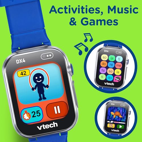 VTech KidiZoom Smartwatch DX4, Blue - Image 5