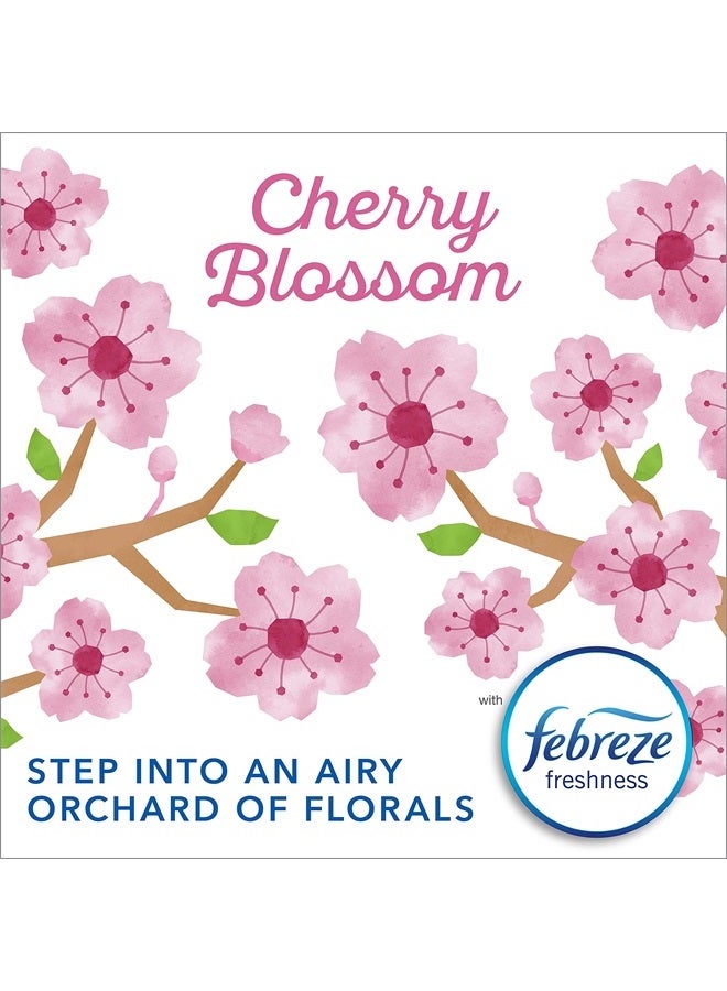 Glad أكياس القمامة، أكياس قمامة مطاطية عالية مرونة، سعة 13 جالون، عطر فابريز زهر الكرز، 34 قطعة - Image 5