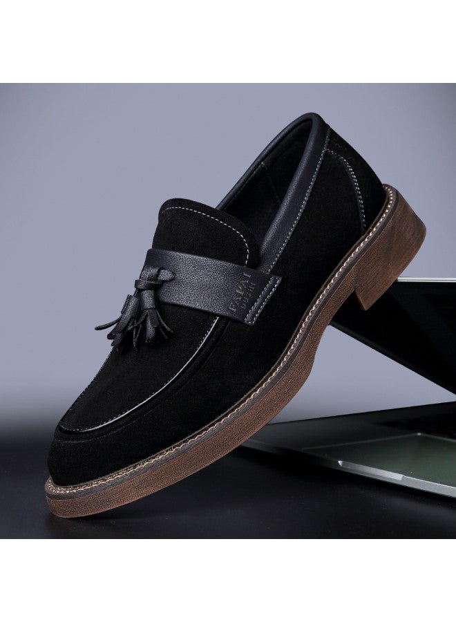 Fapai Best Casual Slip-on Men's Business Casual Shoes Retro Style Loafers Office Commuting Casual Men's Shoes - Image 3
