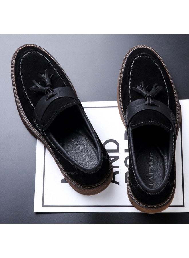 Fapai Best Casual Slip-on Men's Business Casual Shoes Retro Style Loafers Office Commuting Casual Men's Shoes - Image 4