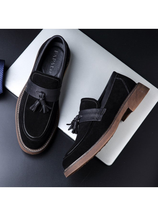 Fapai Best Casual Slip-on Men's Business Casual Shoes Retro Style Loafers Office Commuting Casual Men's Shoes - Image 5