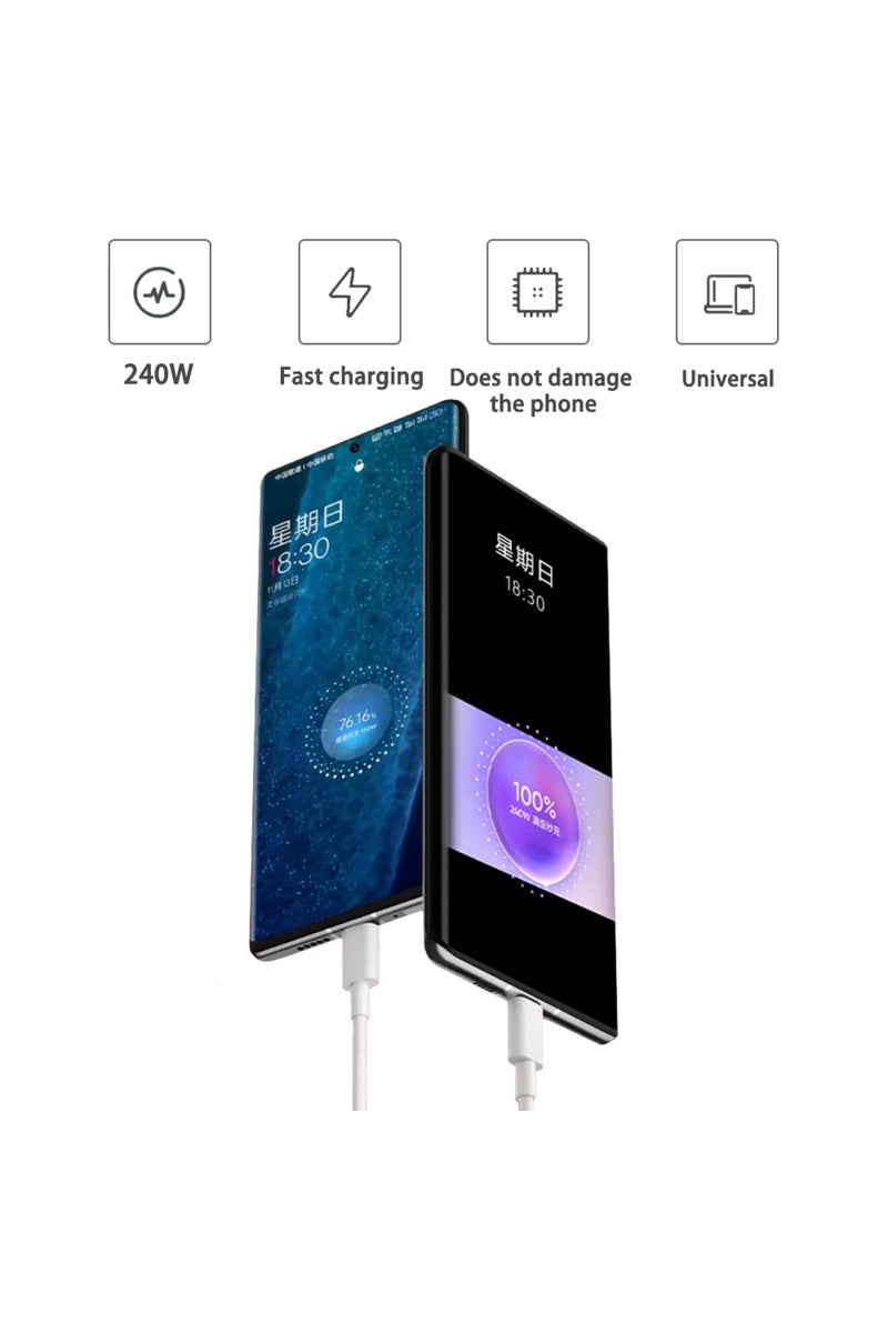 CHOiCE 1.5m 240W 150W UltraDart SUPERDART Charge Cable USB Type C Charger For Realme GT3 GT5 GT Neo3 Neo5 G - Image 3