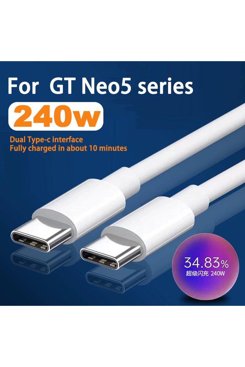 CHOiCE 1.5m 240W 150W UltraDart SUPERDART Charge Cable USB Type C Charger For Realme GT3 GT5 GT Neo3 Neo5 G - Image 1